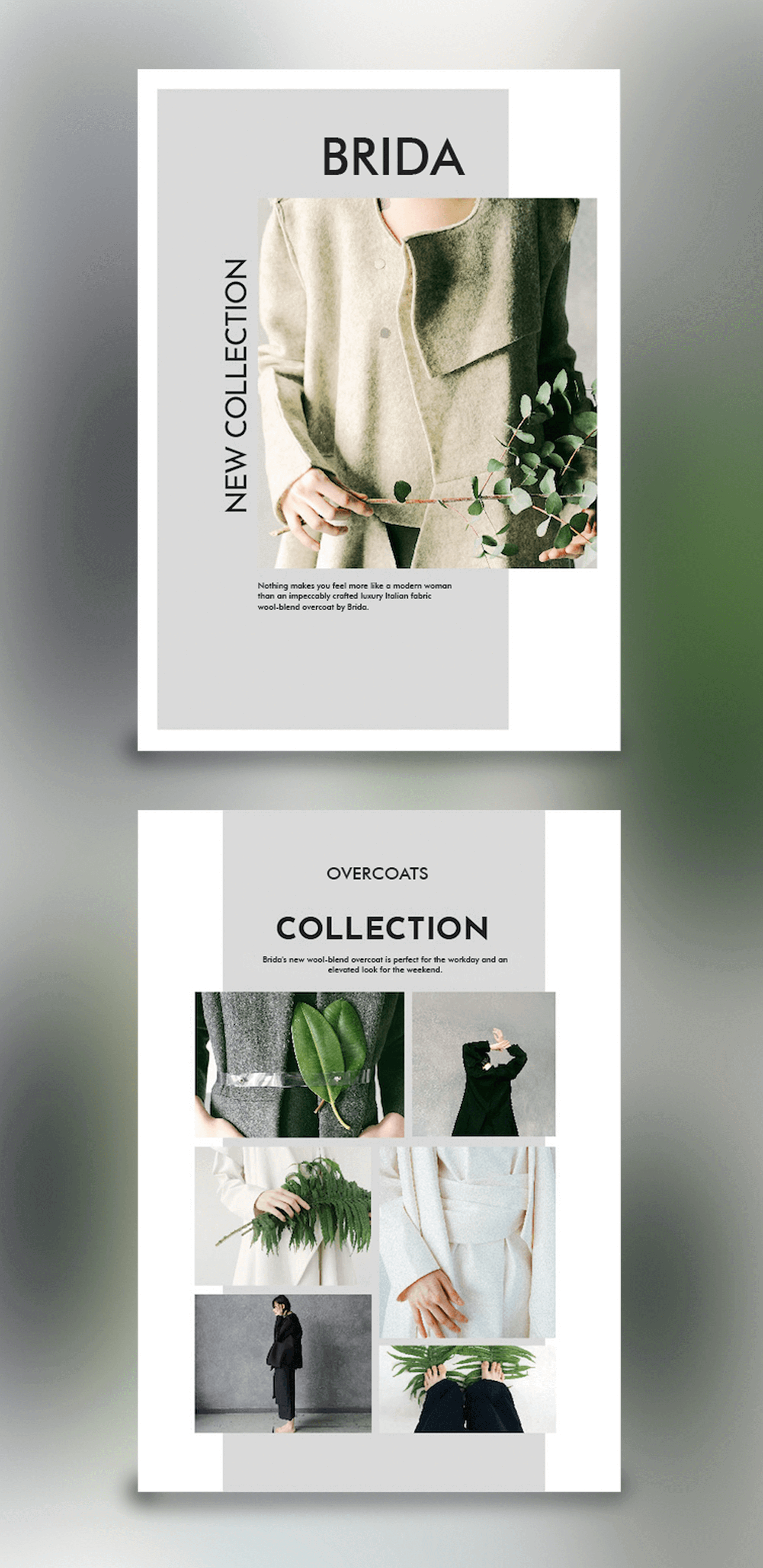 bridal clothing catalogue design