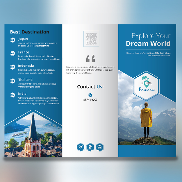 creative brochure template for company