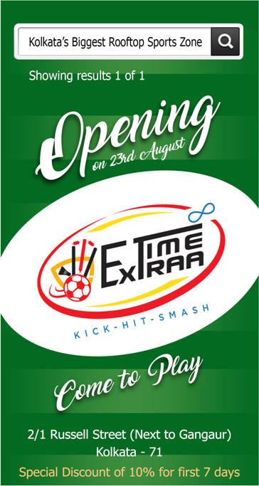 extraatime opening promotional post design