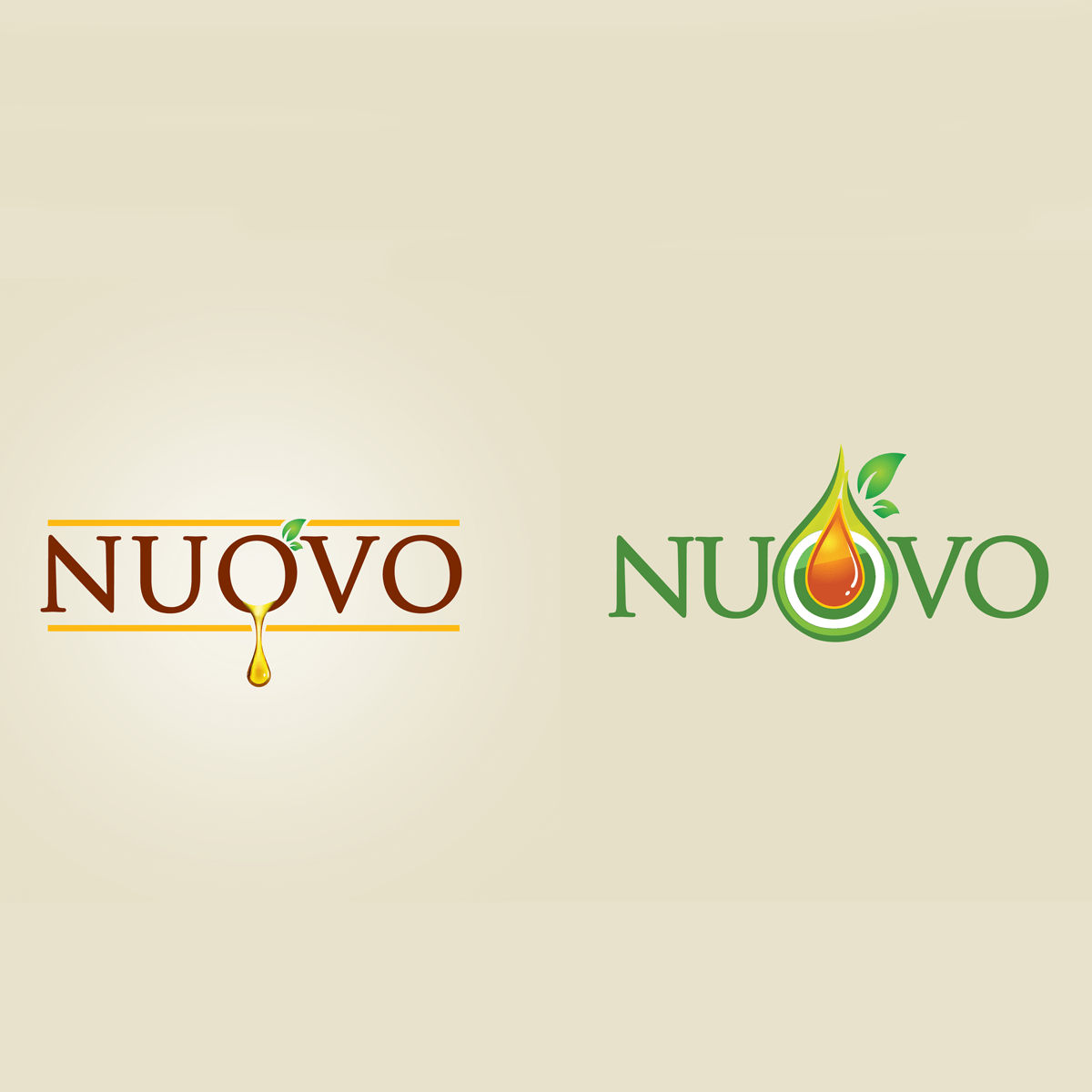 nuova mustard oil creative logo design