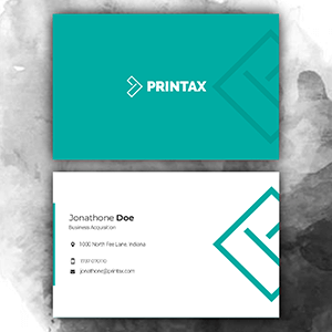 printax contact card design